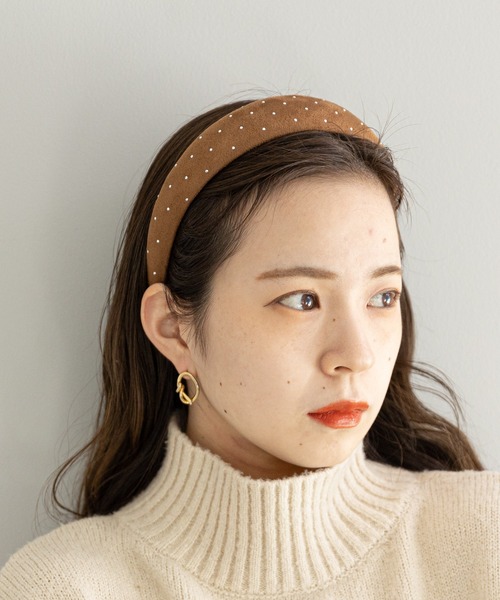 Chico（チコ）の「ベロアキラキラカチューシャ（カチューシャ・レディース・ブラック/ブラウン/アイボリー・FREE）」の17枚目の写真