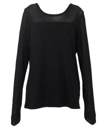 KOBE LETTUCE（コウベレタス）の「[ 裏起毛 ]暖か裏地レースシアートップス（その他トップス）」