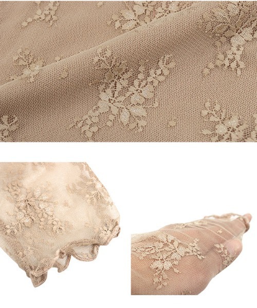 KOBE LETTUCE（コウベレタス）の「[ 裏起毛 ]暖か裏地レースシアートップス（その他トップス・レディース・ブラック/アイボリー/ホワイト系その他/ブラック系その他/ブラウン系その他/カーキ系/ブラック系/ブラック系その他2/オフホワイト/ブラック系その他3・L/M/L1/M1）」の13枚目の写真