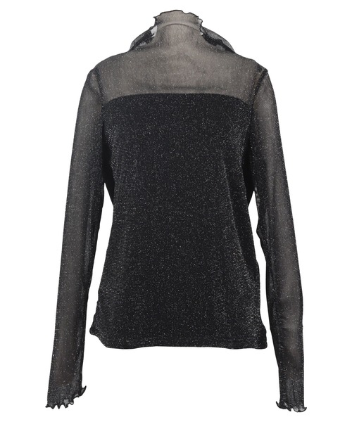 KOBE LETTUCE（コウベレタス）の「[ 裏起毛 ]暖か裏地レースシアートップス（その他トップス・レディース・ブラック/アイボリー/ホワイト系その他/ブラック系その他/ブラウン系その他/カーキ系/ブラック系/ブラック系その他2/オフホワイト/ブラック系その他3・L/M/L1/M1）」の18枚目の写真