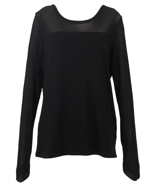 KOBE LETTUCE（コウベレタス）の「[ 裏起毛 ]暖か裏地レースシアートップス（その他トップス・レディース・ブラック/アイボリー/ホワイト系その他/ブラック系その他/ブラウン系その他/カーキ系/ブラック系/ブラック系その他2/オフホワイト/ブラック系その他3・L/M/L1/M1）」の19枚目の写真