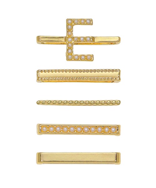 Urban Coral(アーバンコーラル)の「Apple Watch Accessory / アップルウォッチ アクセサリー イニシャルパールチャーム / Urban Coral(デジタル腕時計・レディース・K/M/N/I/R/Y/A/H/J/E/S/T・FREE)」の4枚目の写真