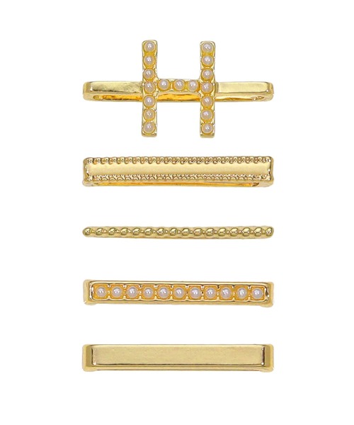 Urban Coral(アーバンコーラル)の「Apple Watch Accessory / アップルウォッチ アクセサリー イニシャルパールチャーム / Urban Coral(デジタル腕時計・レディース・K/M/N/I/R/Y/A/H/J/E/S/T・FREE)」の5枚目の写真