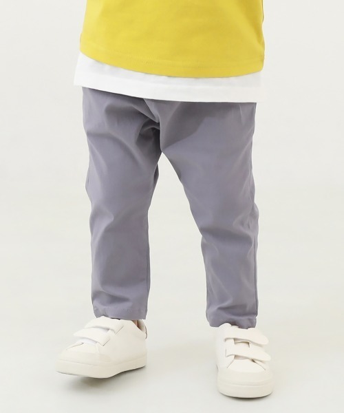 devirock（デビロック）の「よくばりストレッチ ツイル タックパンツ（その他パンツ・キッズ・ライトカーキ/モカ/グリーン系その他/ブルー系その他/ベージュ/バイオレット/オフホワイト/ブラック/カーキ/グレー系その他/テラコッタ/パープル系5/ブルー系2/ベージュ系1/チャコール/ブルー系3・90cm/100cm/110cm/120cm/130cm/140cm/150cm/160cm）」の15枚目の写真