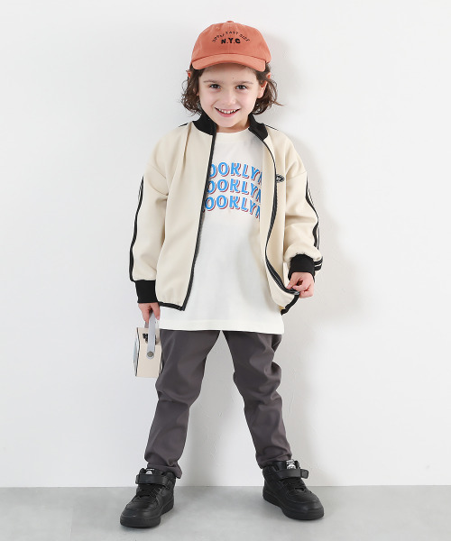 devirock（デビロック）の「よくばりストレッチ ツイル タックパンツ（その他パンツ・キッズ・ライトカーキ/モカ/グリーン系その他/ブルー系その他/ベージュ/バイオレット/オフホワイト/ブラック/カーキ/グレー系その他/テラコッタ/パープル系5/ブルー系2/ベージュ系1/チャコール/ブルー系3・90cm/100cm/110cm/120cm/130cm/140cm/150cm/160cm）」の20枚目の写真