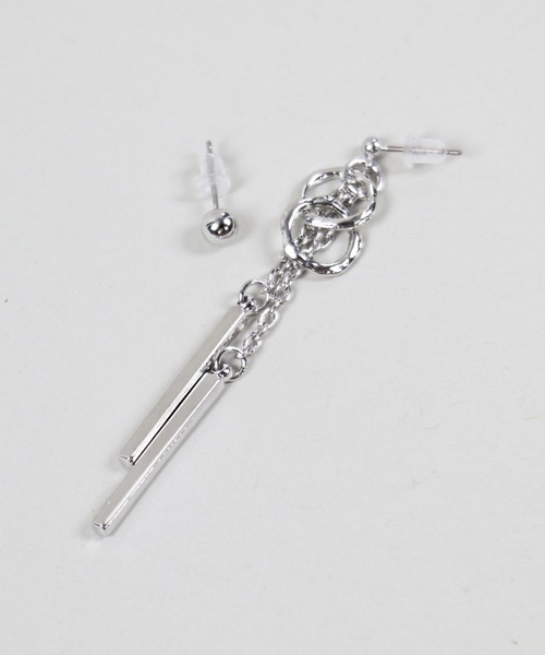 SPINNS(スピンズ)の「アシンメトリーモチーフピアス(ピアス(両耳用)・メンズ・A/H/C/D/E/F/B/G・ONESIZE)」の1枚目の写真