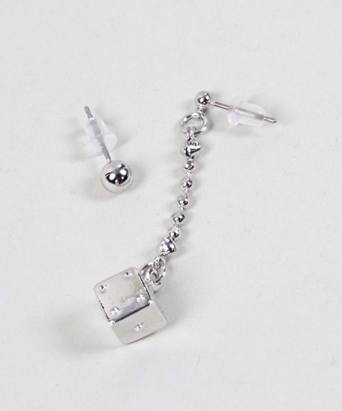 SPINNS(スピンズ)の「アシンメトリーモチーフピアス(ピアス(両耳用)・メンズ・A/H/C/D/E/F/B/G・ONESIZE)」の8枚目の写真