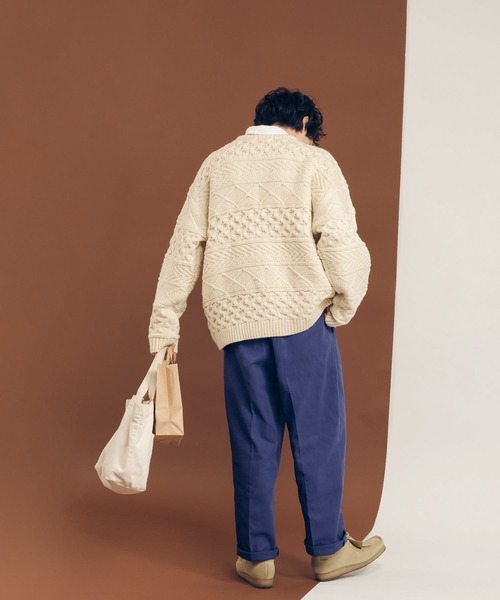 MUHET(ミュエータ)の「テーパードチノパンツ(チノパンツ・レディース・ベージュ/ネイビー/モカ・X-LARGE/SMALL/MEDIUM)」の18枚目の写真