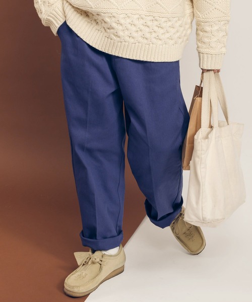 MUHET(ミュエータ)の「テーパードチノパンツ(チノパンツ・レディース・ベージュ/ネイビー/モカ・X-LARGE/SMALL/MEDIUM)」の13枚目の写真