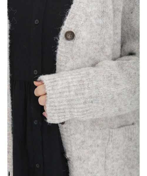 Samansa Mos2（サマンサ モスモス）の「Vネックロングカーディガン