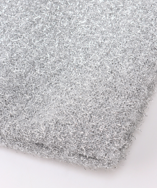 LE TALON（ルタロン）の「LE TALON シャイニーニットショッパー（エコバッグ/サブバッグ・レディース・シルバー・FREE）」の9枚目の写真