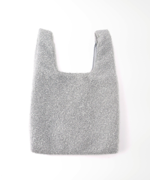 LE TALON（ルタロン）の「LE TALON シャイニーニットショッパー（エコバッグ/サブバッグ・レディース・シルバー・FREE）」の10枚目の写真
