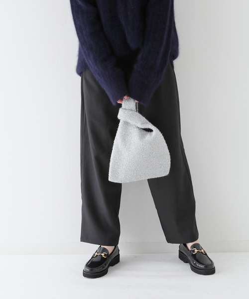 LE TALON（ルタロン）の「LE TALON シャイニーニットショッパー（エコバッグ/サブバッグ・レディース・シルバー・FREE）」の11枚目の写真