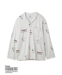 gelato pique（ジェラートピケ）の「【PEANUTS】【HOMME】柄シャツ（ルームウェア/パジャマ）」