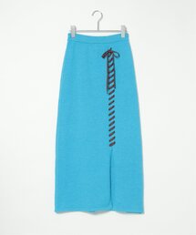 アルパカタッチワッフルステッチスカート