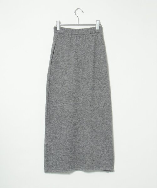 VENCEEXCHANGE(ヴァンスエクスチェンジ)の「アルパカタッチワッフルステッチスカート(スカート・レディース・グレー/ネイビー/ブルー/ブラック・FREE)」の6枚目の写真