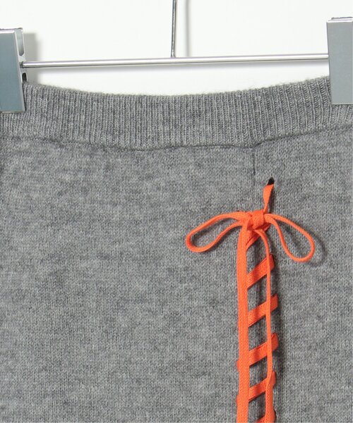 VENCEEXCHANGE(ヴァンスエクスチェンジ)の「アルパカタッチワッフルステッチスカート(スカート・レディース・グレー/ネイビー/ブルー/ブラック・FREE)」の7枚目の写真