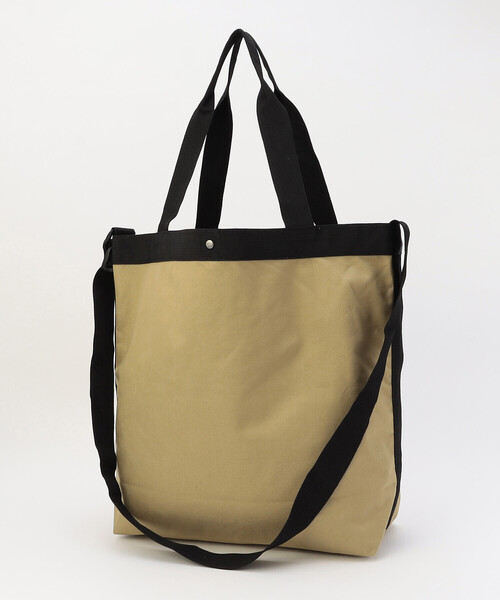 Purple&Yellow（パープルアンドイエロー）の「２ＷＡＹ トートバッグ（トートバッグ・メンズ・ベージュ・FREE）」の3枚目の写真