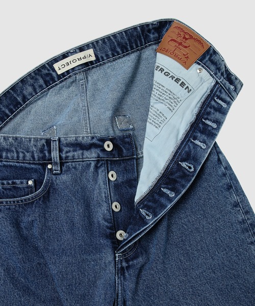 Y/Project(ワイプロジェクト)の「CLASSIC ASYMMETRIC WAIST JEANS(デニムパンツ・メンズ・ブルー系その他3・30/32/29/31)」の3枚目の写真