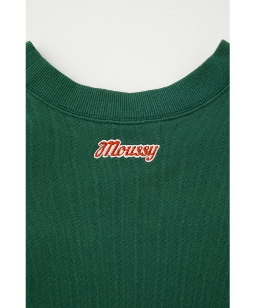 MOUSSY（マウジー）の「MOUSSY RETRO PACKAGE プルオーバー（スウェット・レディース・グリーン/オフホワイト/ライトグレー/ネイビー・FREE）」の17枚目の写真