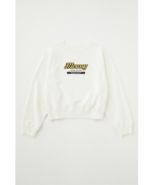 MOUSSY（マウジー）の「MOUSSY RETRO PACKAGE プルオーバー（スウェット・レディース・グリーン/オフホワイト/ライトグレー/ネイビー・FREE）」の16枚目の写真