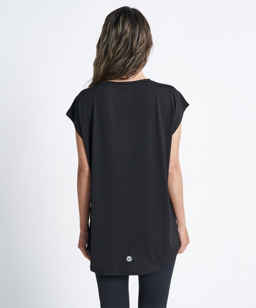ROXY（ロキシー）の「FAMILY/ロキシー水陸両用UVカット吸水速乾半袖Tシャツ（Tシャツ/カットソー・レディース・ホワイト/ブラック/パープル・SMALL/MEDIUM/LARGE）」の5枚目の写真