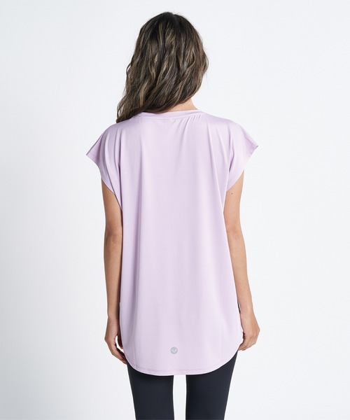ROXY（ロキシー）の「FAMILY/ロキシー水陸両用UVカット吸水速乾半袖Tシャツ（Tシャツ/カットソー・レディース・ホワイト/ブラック/パープル・SMALL/MEDIUM/LARGE）」の9枚目の写真