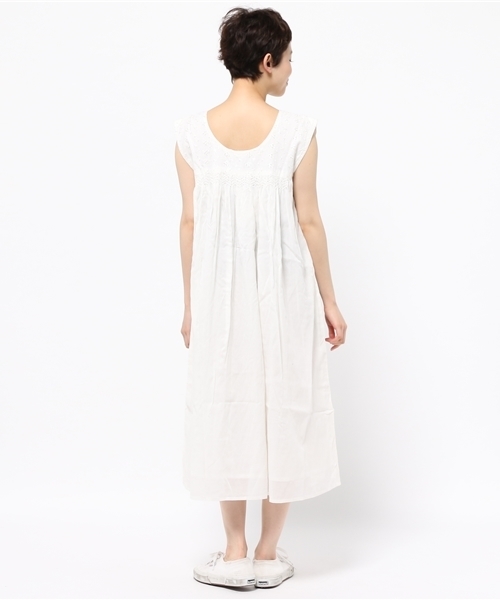 Kastane（カスタネ）の「【Kastane】スモーネワンピース（ワンピース・レディース・ホワイト/ブラック/パープル・FREE）」の8枚目の写真