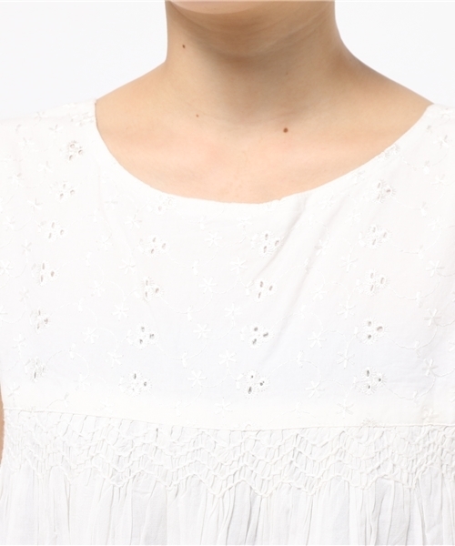 Kastane（カスタネ）の「【Kastane】スモーネワンピース（ワンピース・レディース・ホワイト/ブラック/パープル・FREE）」の9枚目の写真