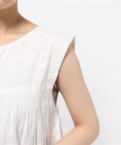 Kastane（カスタネ）の「【Kastane】スモーネワンピース（ワンピース・レディース・ホワイト/ブラック/パープル・FREE）」の10枚目の写真