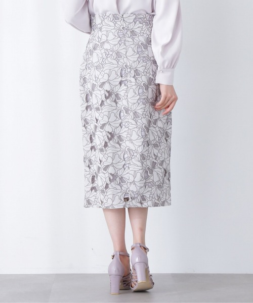 PROPORTION BODY DRESSING（プロポーションボディドレッシング）の「カットワークレースタイトスカート / 1213120211（スカート・レディース・ブルー/グレー・SMALL/X-SMALL/MEDIUM）」の12枚目の写真