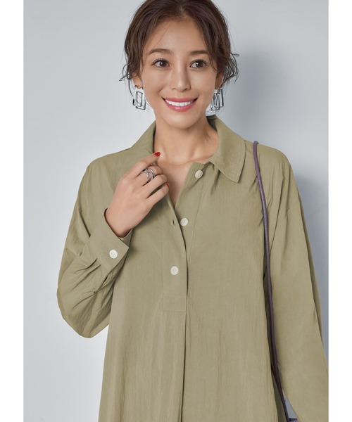 STYLE DELI（スタイルデリ）の「ダブルスクエア平打ちピアス（ピアス（両耳用）・レディース・シルバー/ゴールド・FREE）」の11枚目の写真