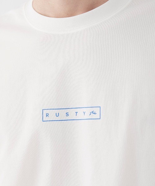 RUSTY(ラスティ)の「【RUSTY:ラスティー】ロゴロングTシャツ 袖プリント(Tシャツ/カットソー・メンズ・ホワイト/ロイヤルブルー/ピンク・LARGE/MEDIUM/X-LARGE)」の21枚目の写真