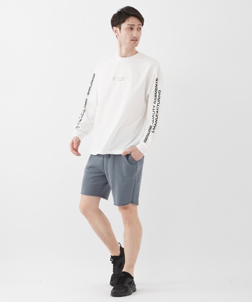 RUSTY(ラスティ)の「【RUSTY:ラスティー】ロゴロングTシャツ 袖プリント(Tシャツ/カットソー・メンズ・ホワイト/ロイヤルブルー/ピンク・LARGE/MEDIUM/X-LARGE)」の5枚目の写真