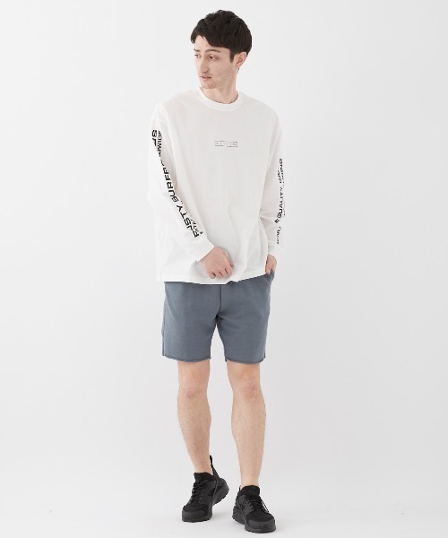 RUSTY(ラスティ)の「【RUSTY:ラスティー】ロゴロングTシャツ 袖プリント(Tシャツ/カットソー・メンズ・ホワイト/ロイヤルブルー/ピンク・LARGE/MEDIUM/X-LARGE)」の6枚目の写真