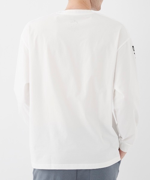 RUSTY(ラスティ)の「【RUSTY:ラスティー】ロゴロングTシャツ 袖プリント(Tシャツ/カットソー・メンズ・ホワイト/ロイヤルブルー/ピンク・LARGE/MEDIUM/X-LARGE)」の11枚目の写真