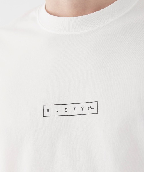 RUSTY(ラスティ)の「【RUSTY:ラスティー】ロゴロングTシャツ 袖プリント(Tシャツ/カットソー・メンズ・ホワイト/ロイヤルブルー/ピンク・LARGE/MEDIUM/X-LARGE)」の12枚目の写真