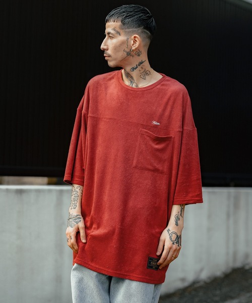 Subciety（サブサエティ）の「PILE FOOTBALL TEE（Tシャツ/カットソー・メンズ・ブラック/バーガンディー/グリーン・LARGE/X-LARGE/MEDIUM）」の11枚目の写真