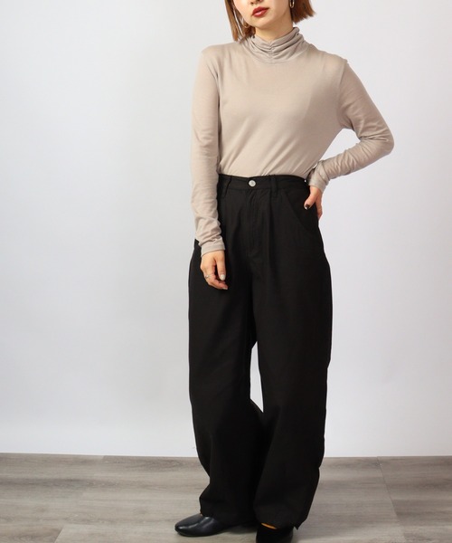 BRODIAEA(ブローディア)の「BRODIAEA テンセルガーゼ スーパーストレッチベーシック(Tシャツ/カットソー・レディース・シルバーグレー/モカ/ブラック系その他2/オフホワイト/カーキ/グリーン系その他/ブルー/ベージュ/ピンク/チャコール・40)」の19枚目の写真