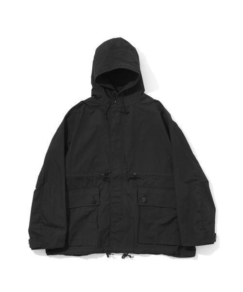 ARMY TWILL(アーミーツイル)の「ARMY TWILL コットン/ポリエステル プレーン フーデッドコート AM-2314006(ミリタリージャケット・メンズ・カーキ/ホワイト/ブラック・L/M)」の17枚目の写真