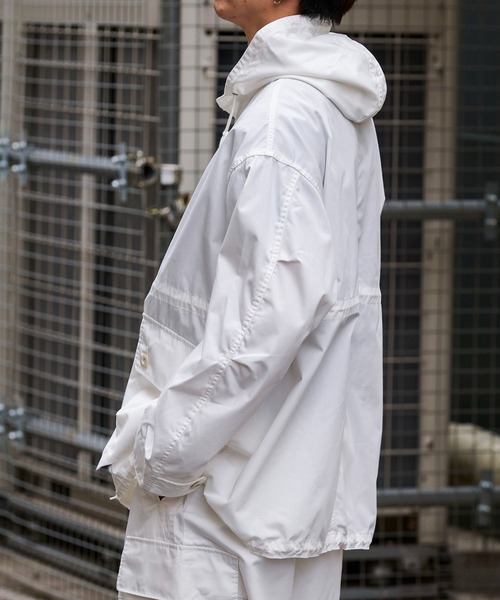 ARMY TWILL(アーミーツイル)の「ARMY TWILL コットン/ポリエステル プレーン フーデッドコート AM-2314006(ミリタリージャケット・メンズ・カーキ/ホワイト/ブラック・L/M)」の10枚目の写真