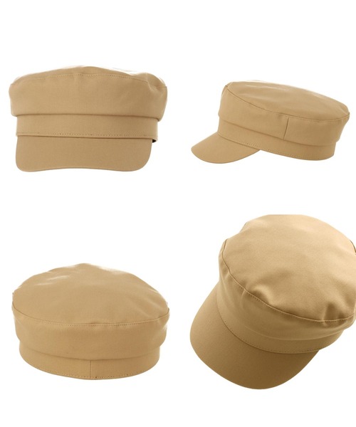 ANAP（アナップ）の「シンプルキャスケット（キャスケット・レディース・ブラック/ベージュ・FREE）」の7枚目の写真