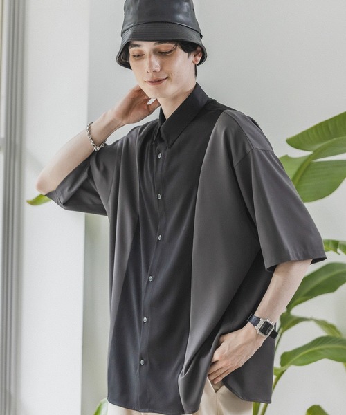 RAGEBLUE（レイジブルー）の「ラグイージー/ドルマンスリーブクリーンシャツ（シャツ/ブラウス・メンズ・その他/ホワイト系その他/ブラック系その他/ベージュ系その他/ホワイト・SMALL/MEDIUM/LARGE）」の4枚目の写真