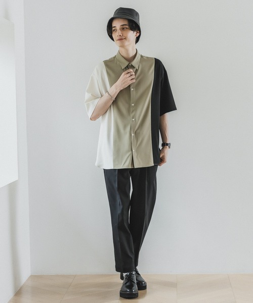 RAGEBLUE（レイジブルー）の「ラグイージー/ドルマンスリーブクリーンシャツ（シャツ/ブラウス・メンズ・その他/ホワイト系その他/ブラック系その他/ベージュ系その他/ホワイト・SMALL/MEDIUM/LARGE）」の14枚目の写真