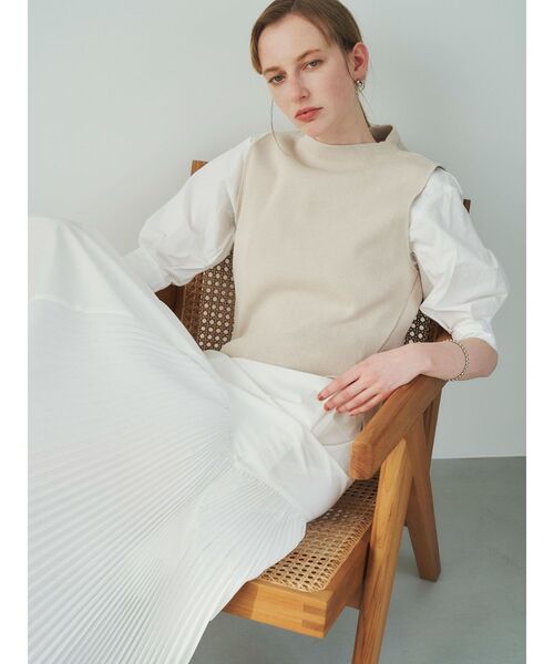 ELENDEEK(エレンディーク)の「ニットセットマーメードワンピース(ワンピース・レディース・ネイビー/オフホワイト/ライトブルー・01/02)」の13枚目の写真