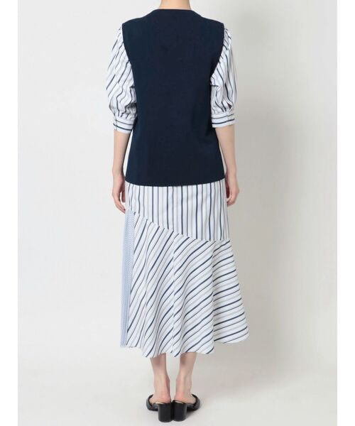 ELENDEEK(エレンディーク)の「ニットセットマーメードワンピース(ワンピース・レディース・ネイビー/オフホワイト/ライトブルー・01/02)」の21枚目の写真