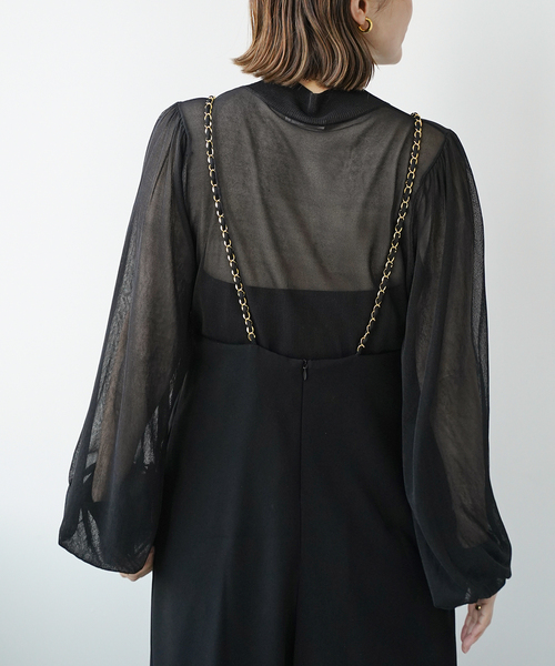 高品質 Deuxieme Classe（ドゥーズィエムクラス）の「*Silk Puff Sheer トップス