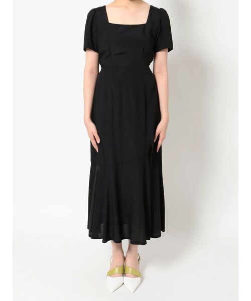 EVRIS(エヴリス)の「バックオープンロングワンピース(ワンピース・レディース・ブルー/ブラック/ホワイト・FREE)」の19枚目の写真