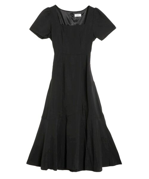 EVRIS(エヴリス)の「バックオープンロングワンピース(ワンピース・レディース・ブルー/ブラック/ホワイト・FREE)」の15枚目の写真