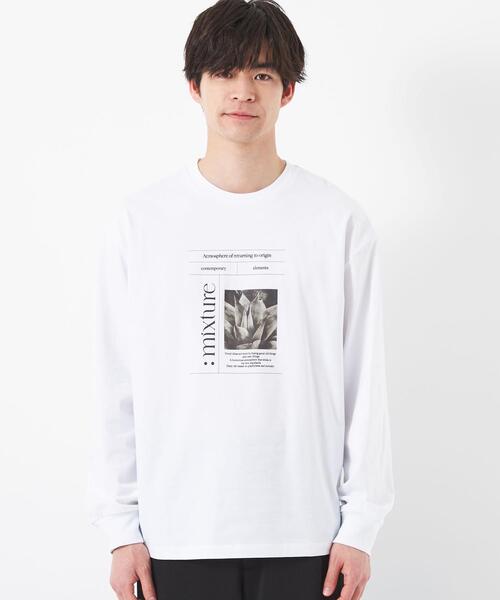 green label relaxing(グリーンレーベルリラクシング)の「<Phospho Graphica>グラフィック ロングスリーブ Tシャツ(Tシャツ/カットソー・メンズ・その他1/その他2/その他3・L/S/M)」の4枚目の写真